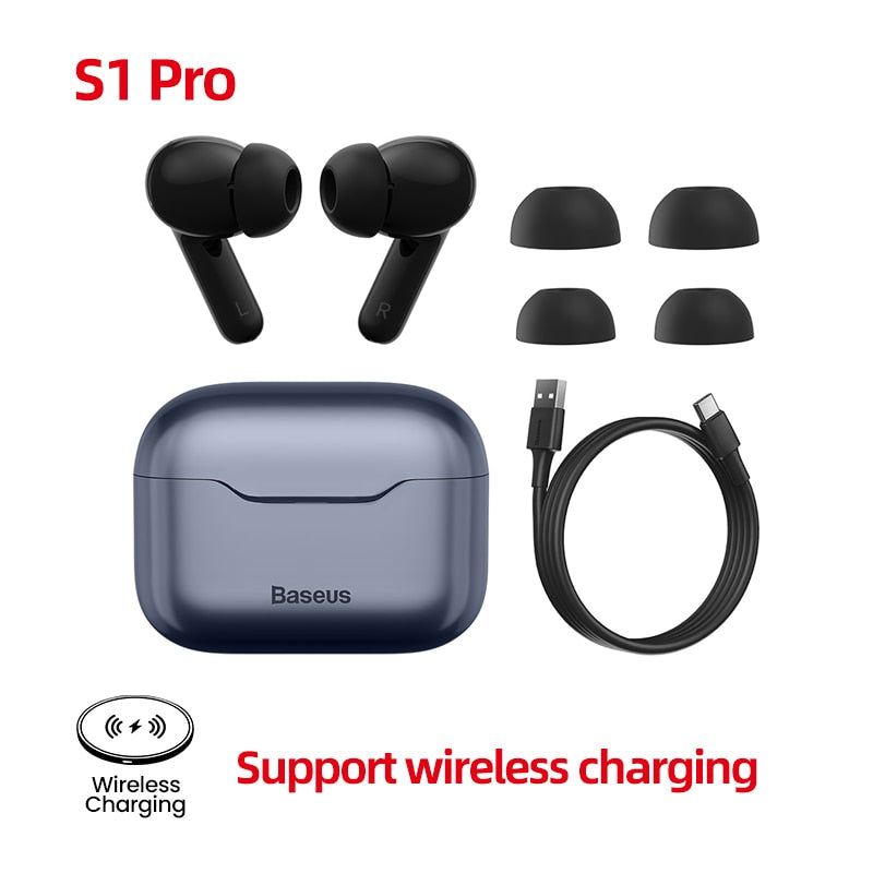 S1/S1Pro TWS ANC Bluetooth Earbuds With Active Noise Cancelling S1 Pro Gray | Hifi Media Store