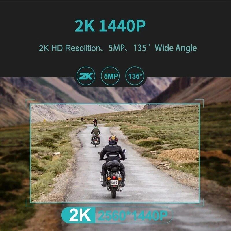 S3/S3 Plus Motorcycle Intercom with 2K HD Camera | Hifi Media Store