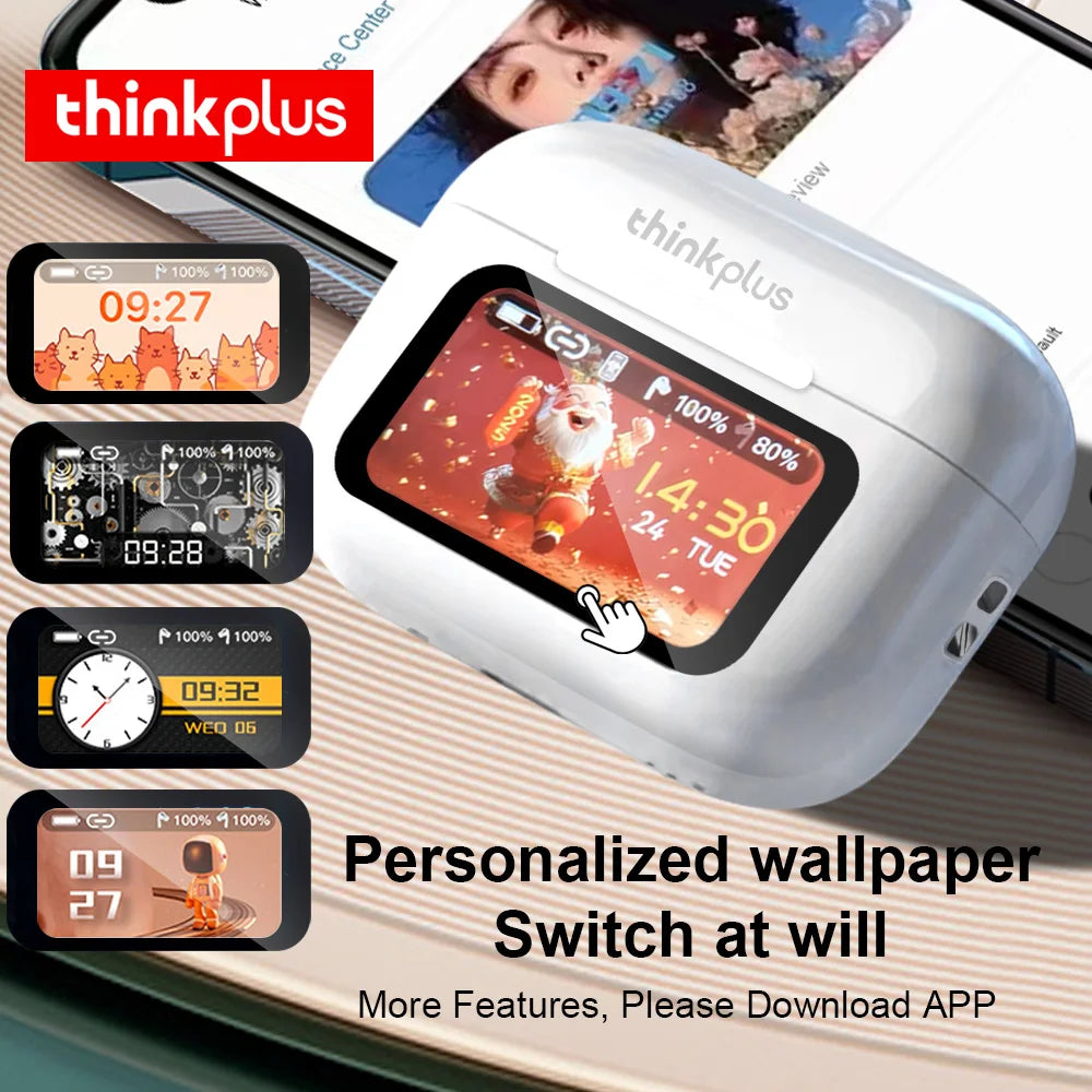 Thinkplus Livepods - Auriculares Bluetooth con Pantalla Táctil