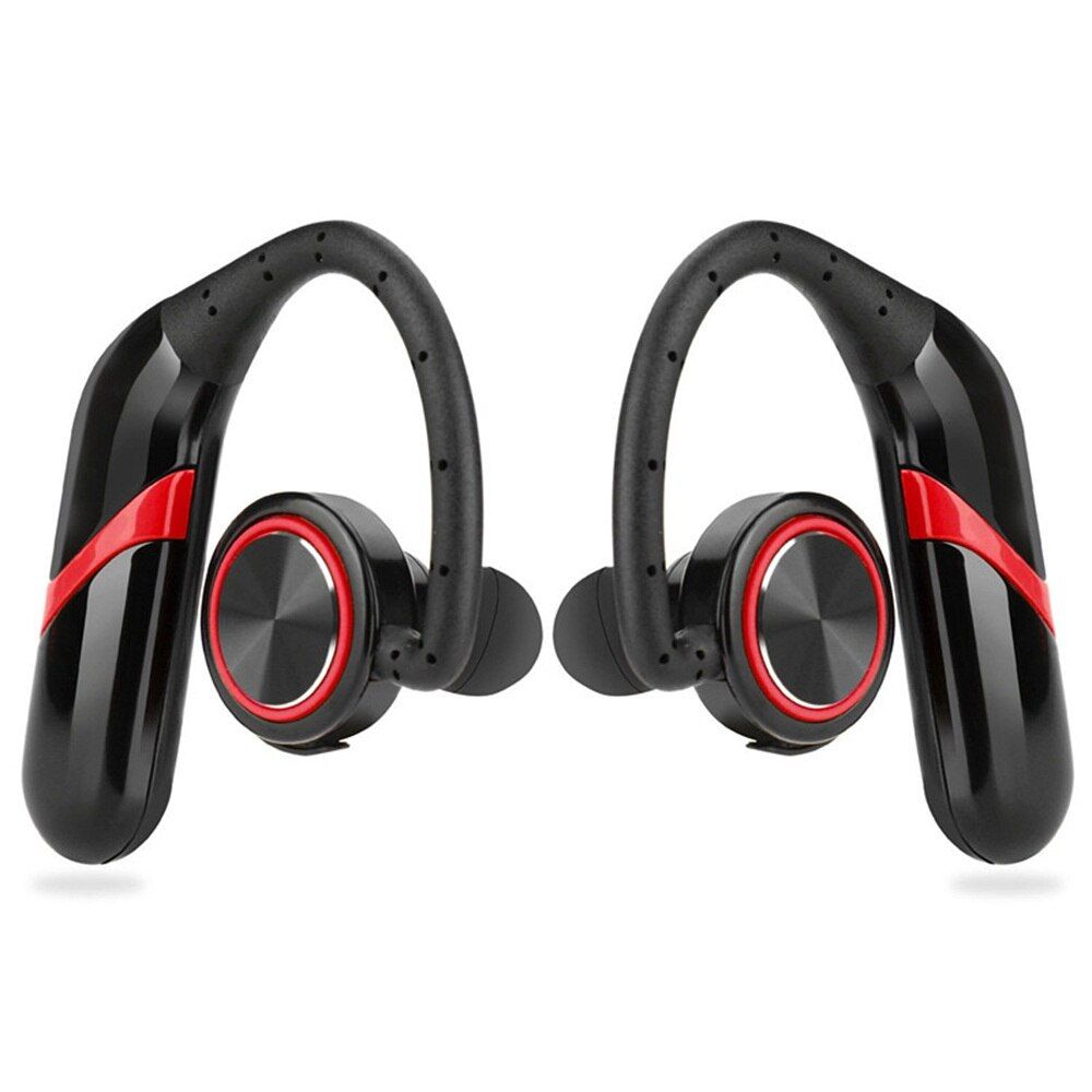 S800 - Auriculares TWS con Gancho Para la Oreja Rojo | Hifi Media Store