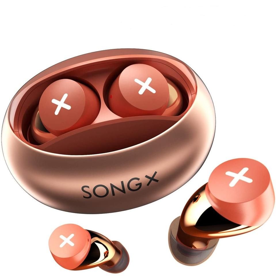 SONGX X06 - Auriculares Bluetooth TWS Rojo vino | Hifi Media Store