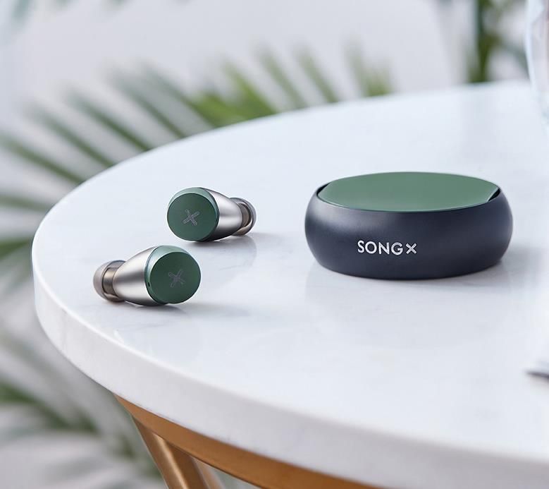 SONGX X06 - Auriculares Bluetooth TWS Verde militar | Hifi Media Store