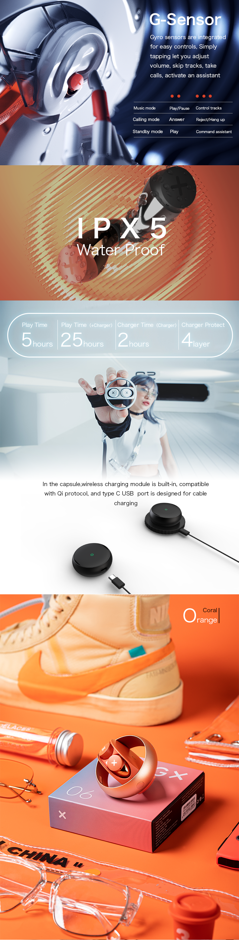 SONGX X06 - Auriculares Bluetooth TWS | Hifi Media Store