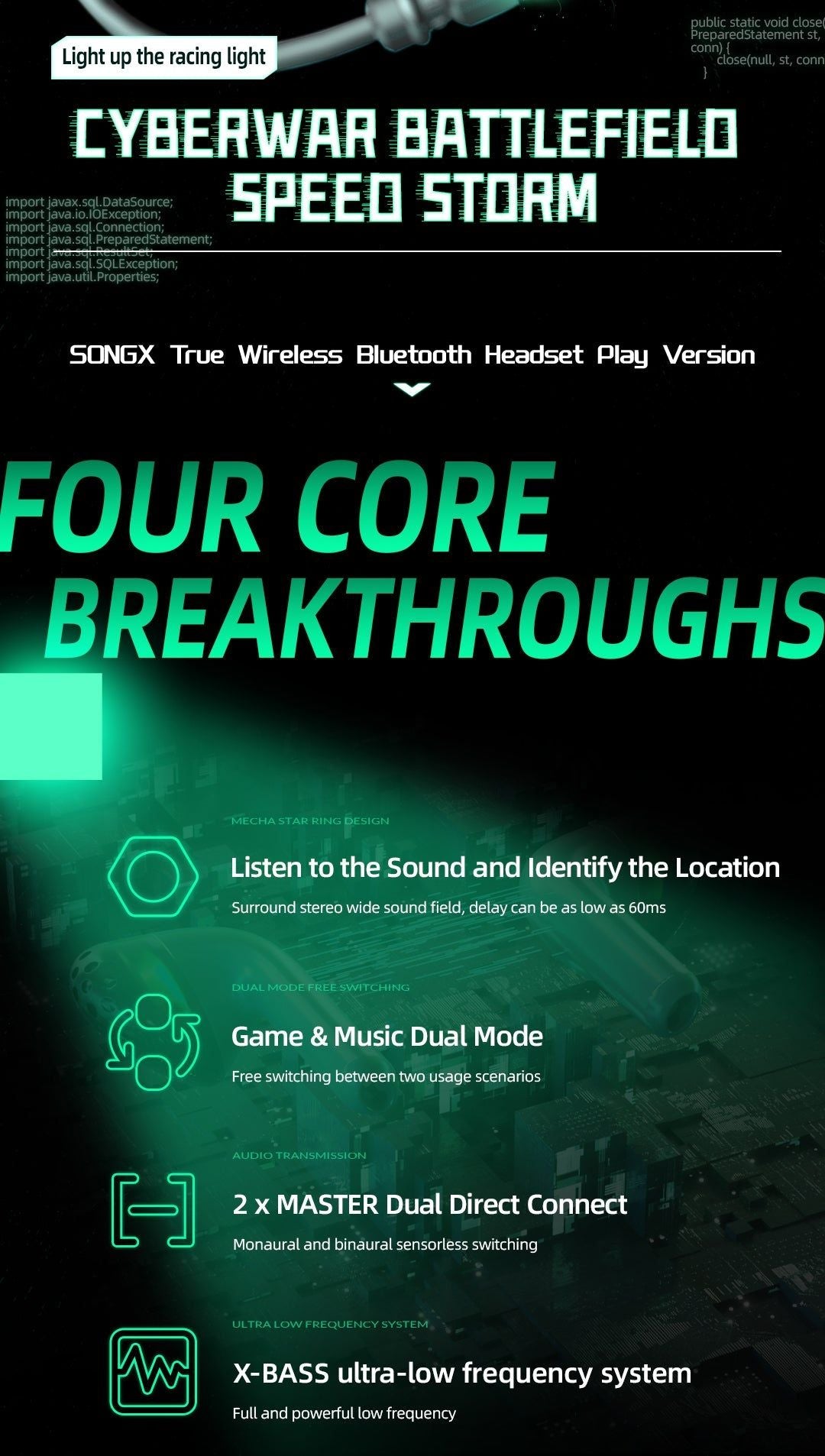 SX10 Bluetooth Earbuds | Hifi Media Store