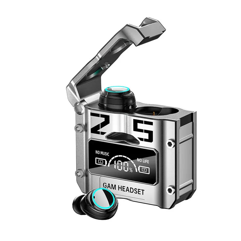 M25 TWS - Auriculares Inalámbricos Bluetooth con Control Táctil Plata Auriculares | Hifi Media Store