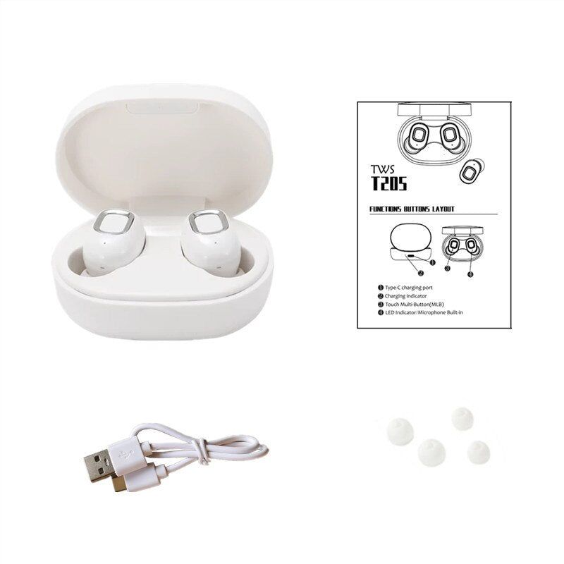 T205 TWS Bluetooth Earbuds | Hifi Media Store