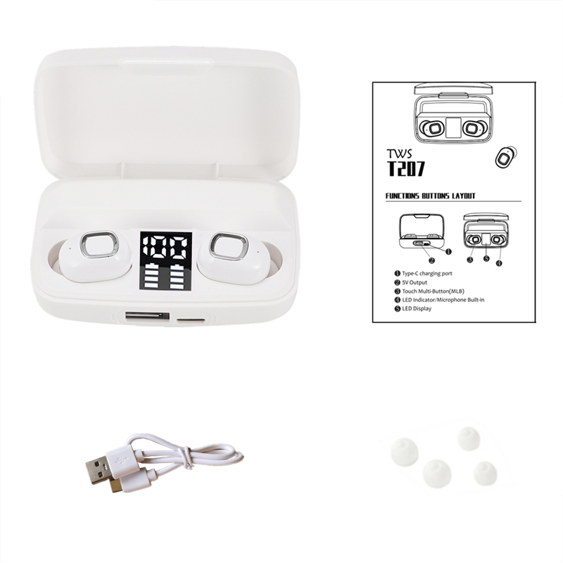 T207 TWS Bluetooth Earbuds | Hifi Media Store