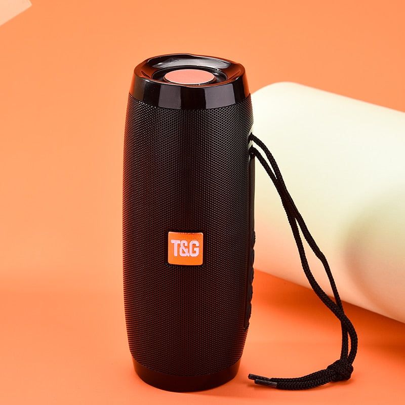 TG157 Portable Bluetooth Speaker With LED Lights Global Black Speaker | Hifi Media Store