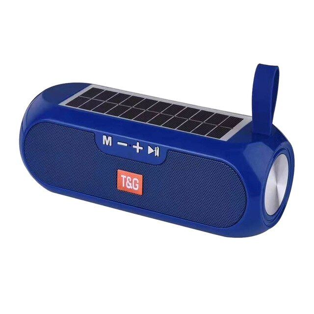 TG182 Portable Bluetooth Speaker With Solar Charging Global Blue | Hifi Media Store