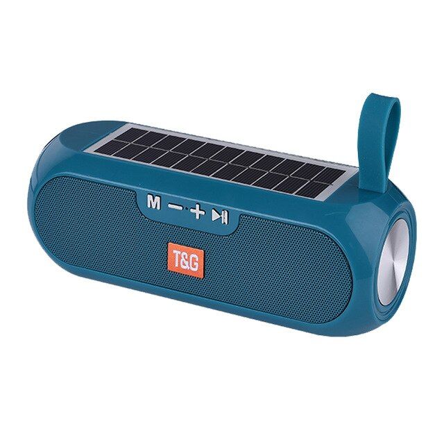 TG182 Portable Bluetooth Speaker With Solar Charging Global Green | Hifi Media Store