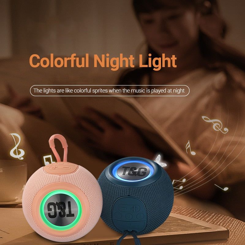TG337 Mini Bluetooth Speaker with RGB Lights | Hifi Media Store