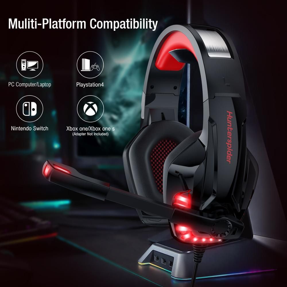 V6 Gaming Headset with Noise Cancelling and LED Lights | Hifi Media Store