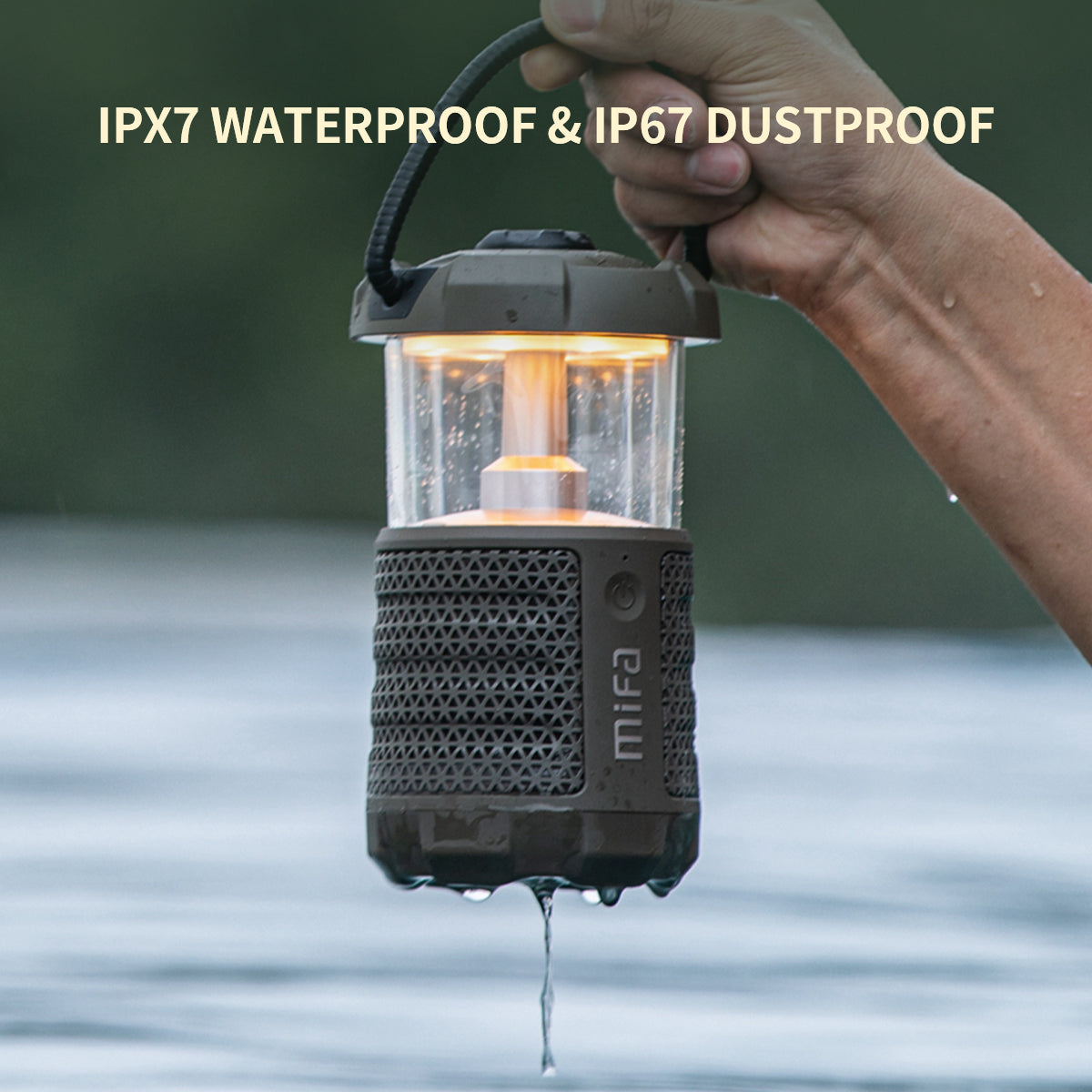Wild Camping Bluetooth Speaker with Lantern. Powerful 360° Sound, 360° Light. | Hifi Media Store