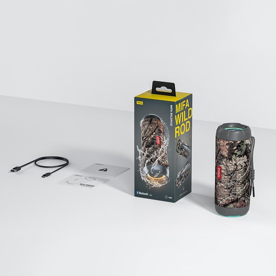 WildRod Portable Bluetooth Speaker Camouflage | Hifi Media Store