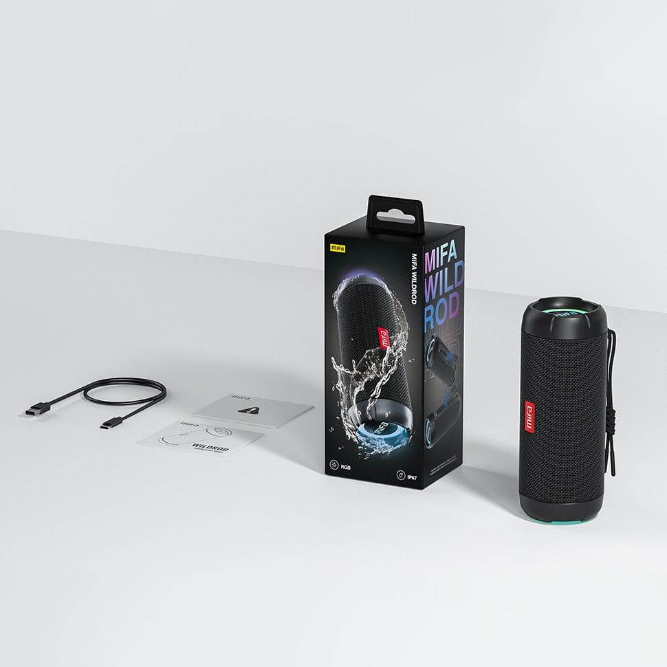 WildRod Portable Bluetooth Speaker Black | Hifi Media Store