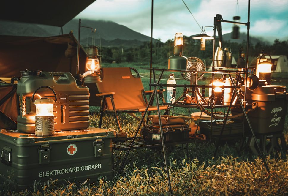 Wild Camping - Altavoz Bluetooth con Linterna. Sonido 360° y Luz 360°. | Hifi Media Store