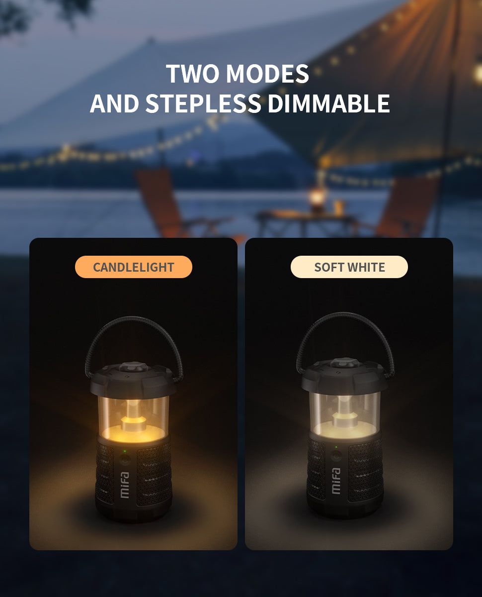 Wild Camping - Altavoz Bluetooth con Linterna. Sonido 360° y Luz 360°. | Hifi Media Store