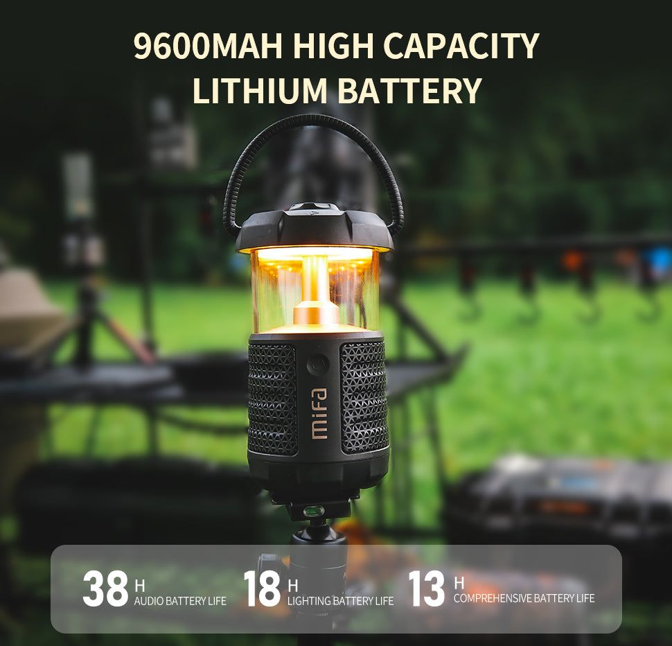 Wild Camping - Altavoz Bluetooth con Linterna. Sonido 360° y Luz 360°. | Hifi Media Store