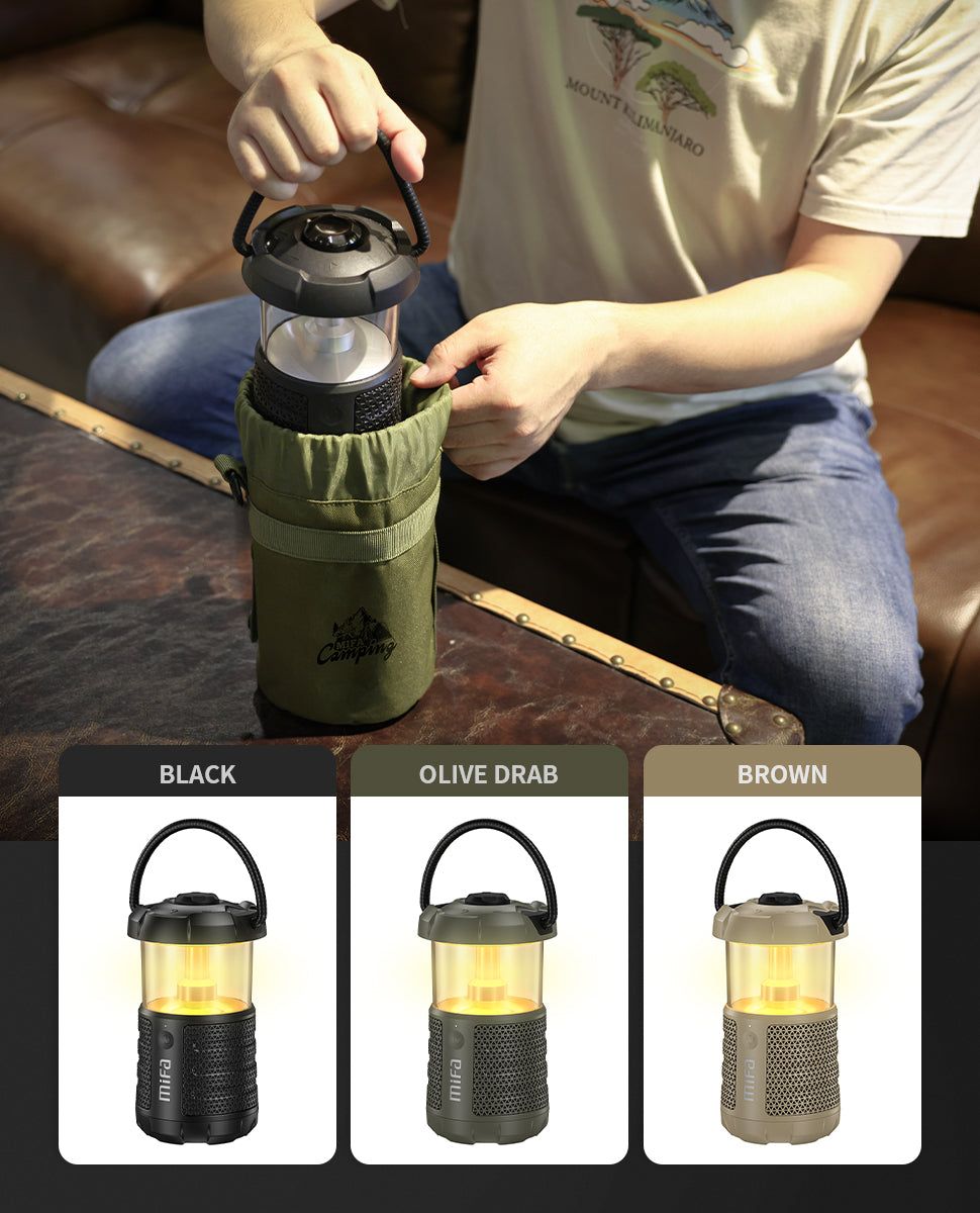Wild Camping - Altavoz Bluetooth con Linterna. Sonido 360° y Luz 360°. | Hifi Media Store