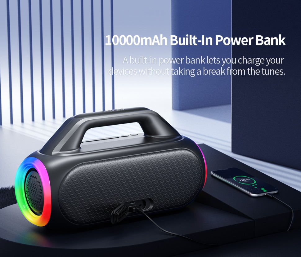 Wildbox Bluetooth Portable Speaker with BassUp | Hifi Media Store