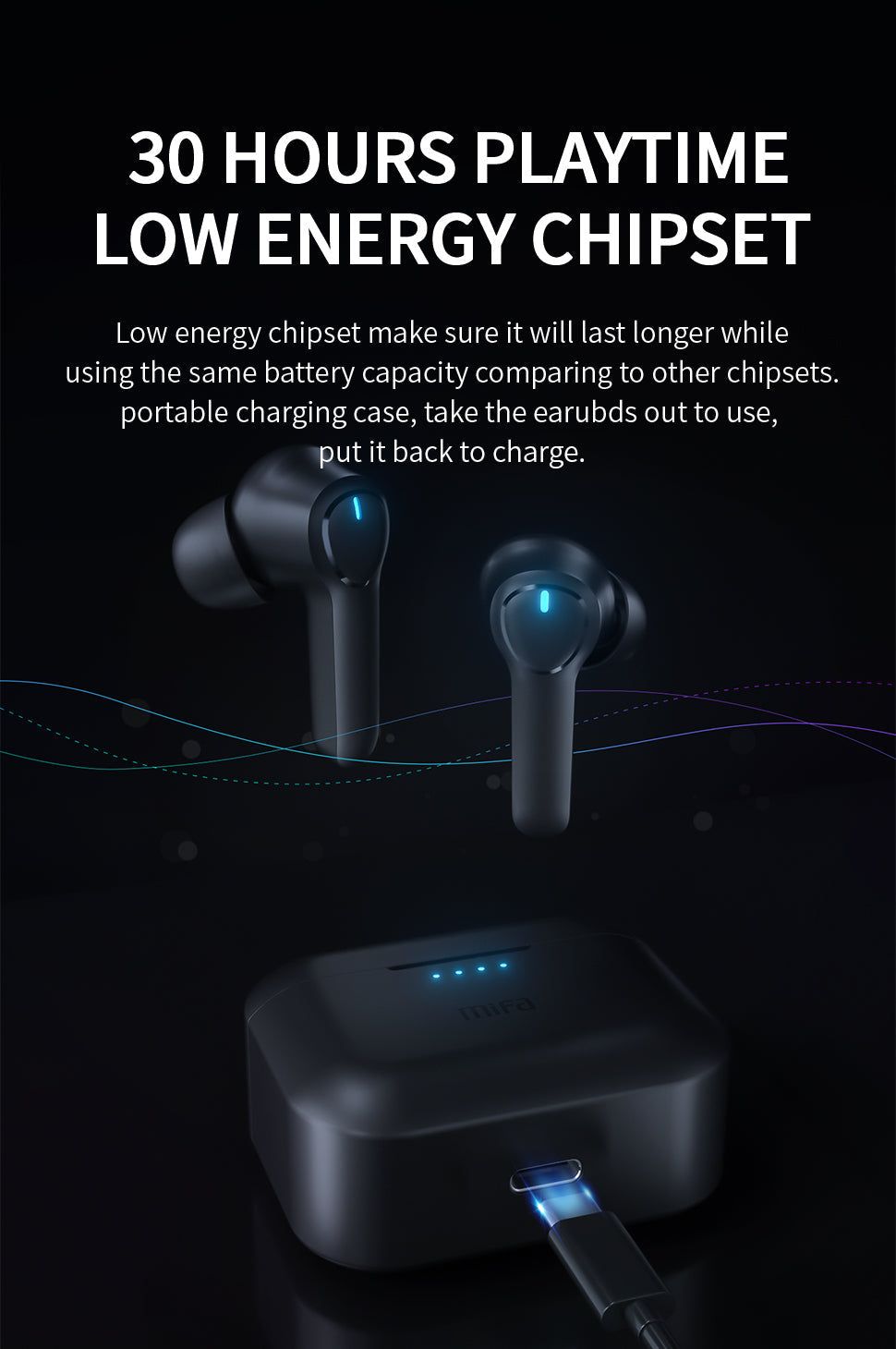 X180 Bluetooth Earbuds with 4-Mics ENC Call Noise Cancelling | Hifi Media Store