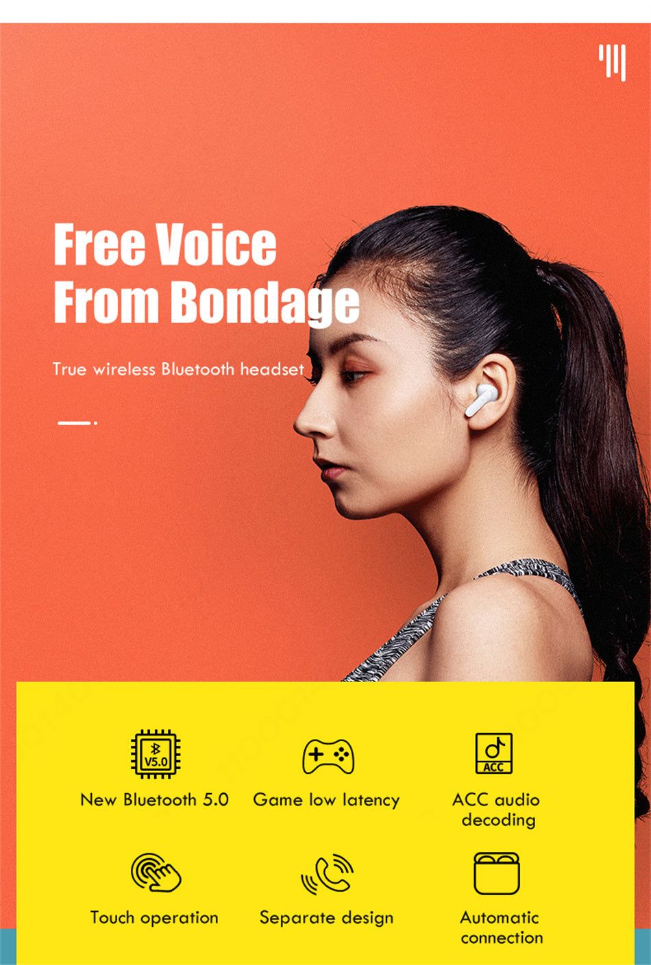 XT90 Auriculares Bluetooth con Cancelación Pasiva del Ruido | Hifi Media Store