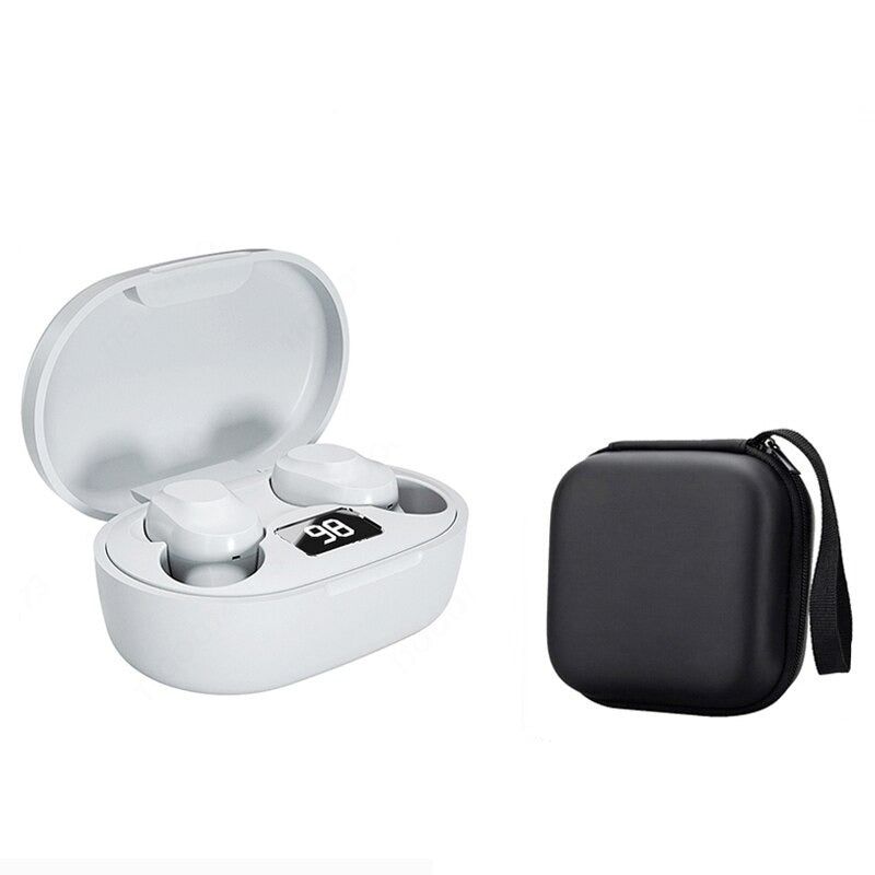 XT91 Auriculares Intraurales Bluetooth TWS con pantalla LED Blanco con estuche Global | Hifi Media Store