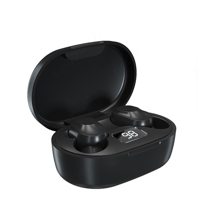 XT91 Auriculares Intraurales Bluetooth TWS con pantalla LED Negro Global | Hifi Media Store