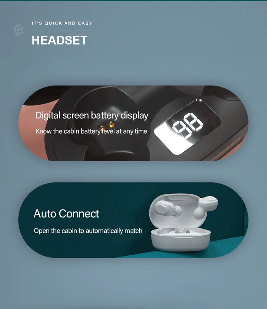 XT91 Auriculares Intraurales Bluetooth TWS con pantalla LED | Hifi Media Store