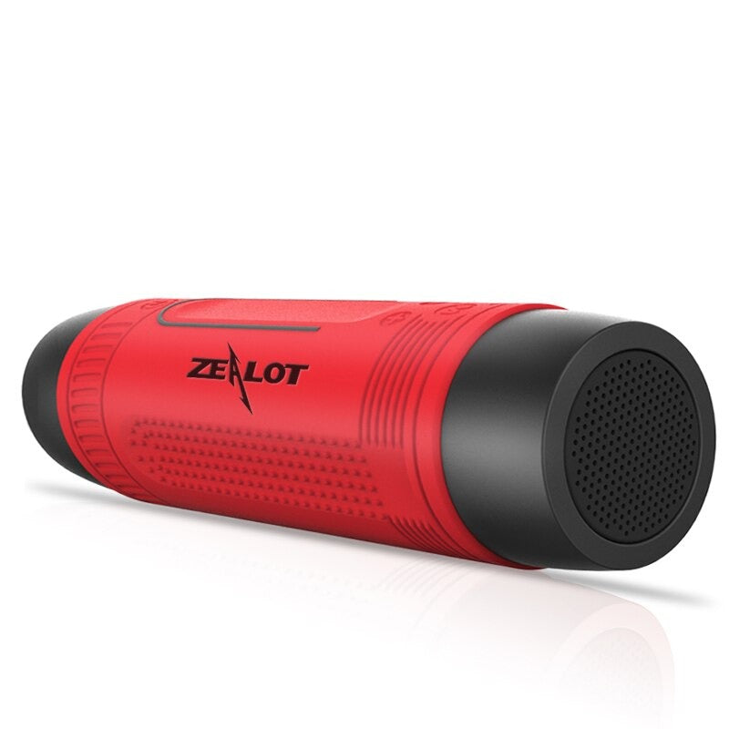 Zealot S1 Bluetooth Portable Speaker for Bicycle with Flashlight Global Red | Hifi Media Store
