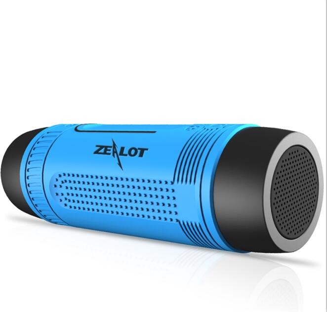 Zealot S1 Bluetooth Portable Speaker for Bicycle with Flashlight Global Blue | Hifi Media Store