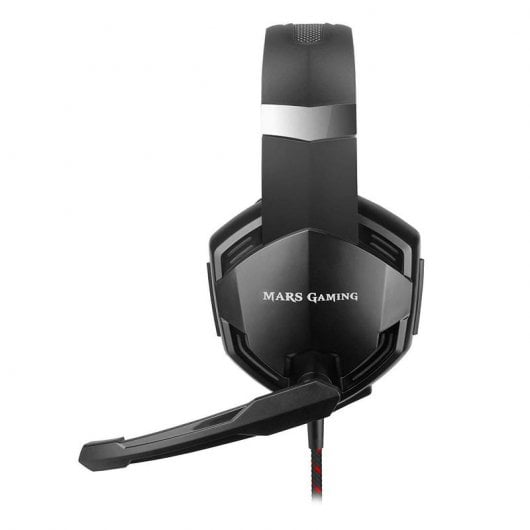 Mars Gaming MHX - Auriculares Gaming Negro y Rojo