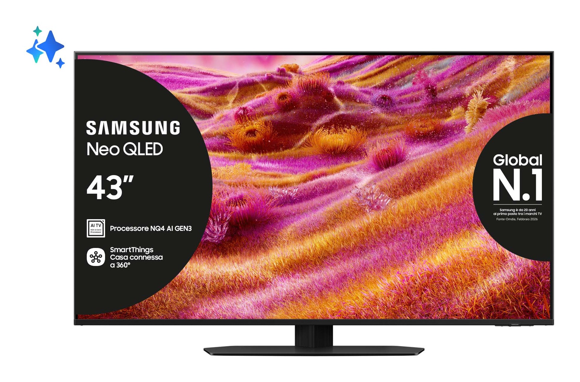 TV Samsung QE43QN90FAT 43" 4K Ultra HD Smart TV Televisores | Samsung
