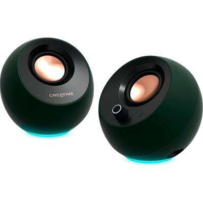 Creative Labs Pebble Pro - Altavoces Inalámbricos Bluetooth Rgb Negros Altavoces | CREATIVE LABS