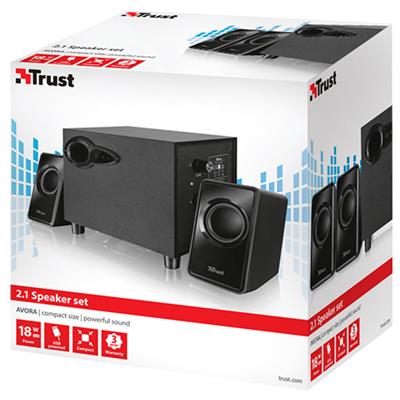 Trust Avora - Altavoces 2.1 9W Altavoces | TRUST