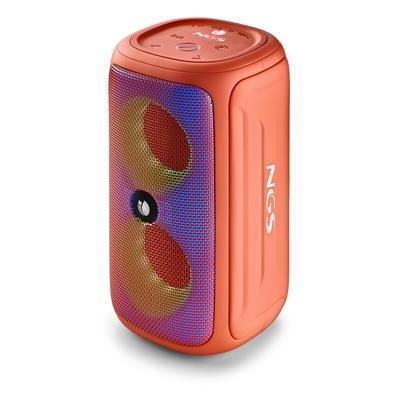 NGS Roller Beast Coral - Altavoz Portátil Bluetooth RGB 32W IPX5 Altavoces | NGS