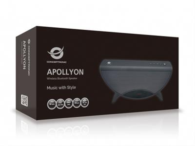 Conceptronic Apollyon 01GL - Altavoz Inalámbrico Dorado Altavoces | CONCEPTRONIC