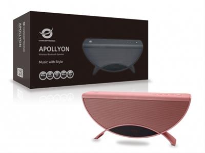 Conceptronic Apollyon 01R - Altavoz Bluetooth Rojo Altavoces | CONCEPTRONIC