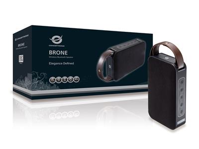 Conceptronic Brone - Altavoz Bluetooth Negro Altavoces | CONCEPTRONIC