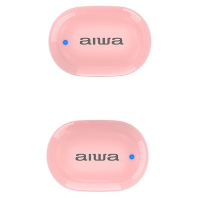 Aiwa EBTW-150  - Auriculares Inalámbricos Bluetooth Rosa