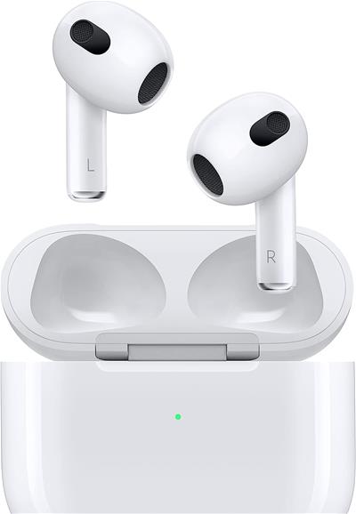 Apple AirPods 3ª Generación - Auriculares Bluetooth con Estuche de Carga Lightning