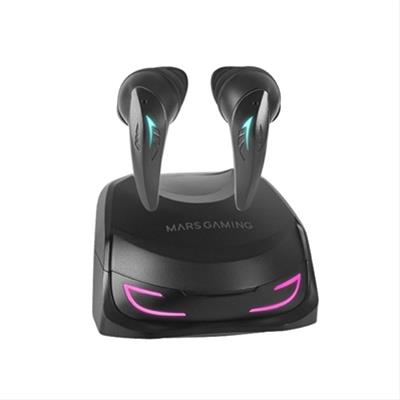 Mars Gaming MHI-Ultra - Auriculares Inalámbricos con Cancelación de Ruido Negros