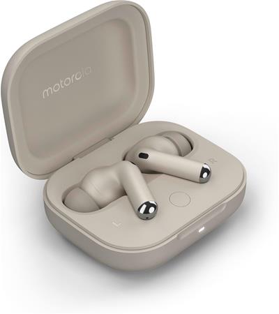 Motorola Buds Plus Sound by Bose - Auriculares Intraurales Bluetooth con ANC Beige (Beach Sand)