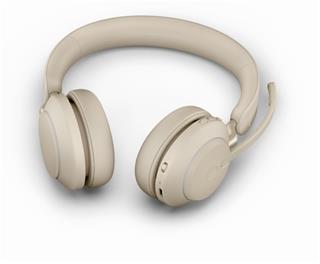 Jabra Evolve2 65 UC Stereo - Auriculares Inalámbricos Bluetooth Beige