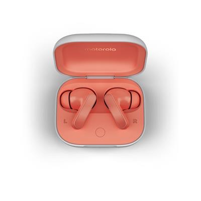 Motorola Moto Buds Peach Pink - Auriculares Inalámbricos con Estuche de Carga Rosa Todos los auriculares | MOTOROLA