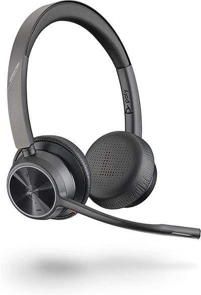 HP Poly Voyager 4320 UC MS Teams - Auriculares Bluetooth/USB-A con Certificación Microsoft Teams Todos los auriculares | HP POLY