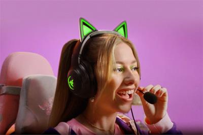 Kraken Kitty V2 - Auriculares RGB Gaming Negros Todos los auriculares | RAZER