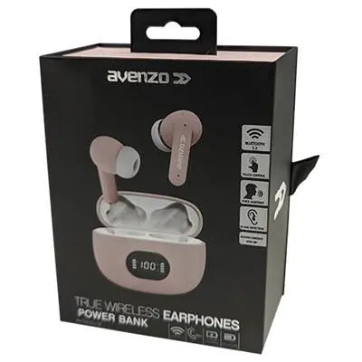 Avenzo AV-TW5010P - Auriculares Bluetooth TWS Rosas Todos los auriculares | AVENZO