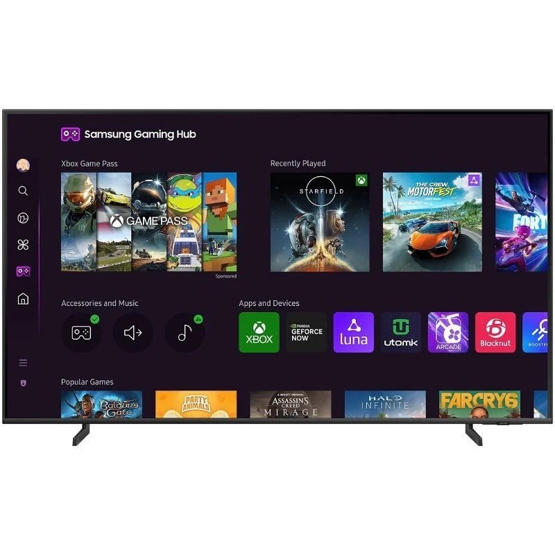 Tv Samsung QLED 75" TQ75Q64DAUXXC Smart TV, Ultra HD 4K, Tizen