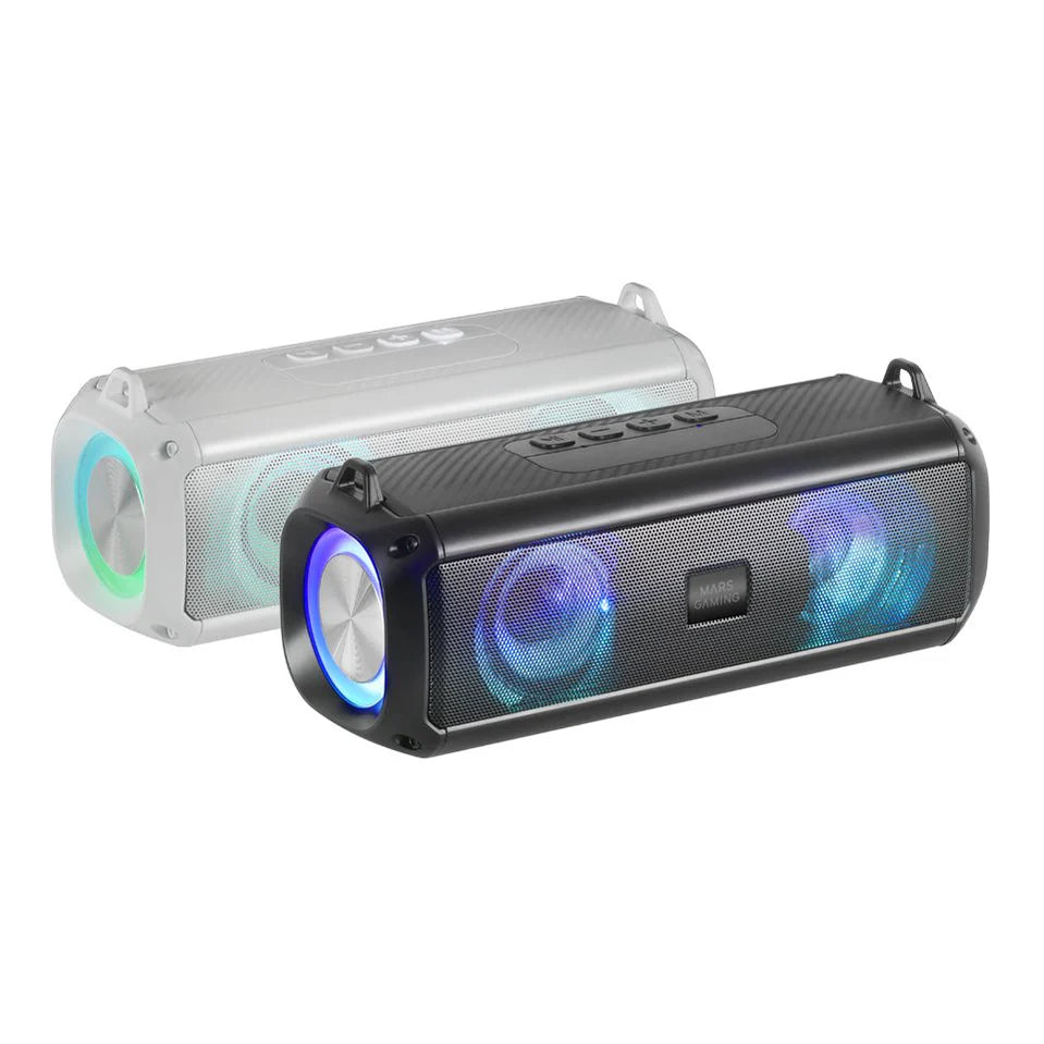 Mars Gaming MSB-XT - Altavoz Portátil y Barra de Sonido Bluetooth RGB 20W Negro Altavoces | MARS GAMING